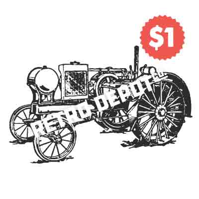 Vintage Vector Tractor
